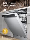Midea SF 7.60NW14B Geschirrspüler 60cm Freistehend & Unterbaufähig, 14 Maßgedecke, 8 Programme, Spülmaschine 60 cm mit WIFI, 42 db, Hygienepflege+, Dualzone Wash, Extra Trocknen - 4