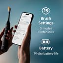 Philips Sonicare DiamondClean 9900 Prestige Electric Toothbrush, with SenseIQ Technology and App, 5 Brushing Modes, 3 Intensity Levels, Charging Travel Case, Black, Model HX9992/43 - 9