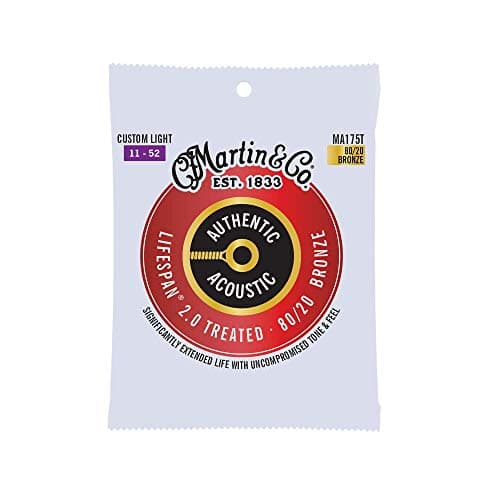 Martin Acoustic Guitar Strings, 80/20 Bronze