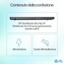 HP OmniBook Ultra Flip x360 14-fh0001sl, Copilot+ PC, Intel Core Ultra 7-256V, Intel Evo Edition, AI, RAM 16GB, SSD 1TB, Display Touch 14” OLED 3K 400 Nits, 120Hz, Poly Studio Cam TNR, Windows 11, Blu - 14