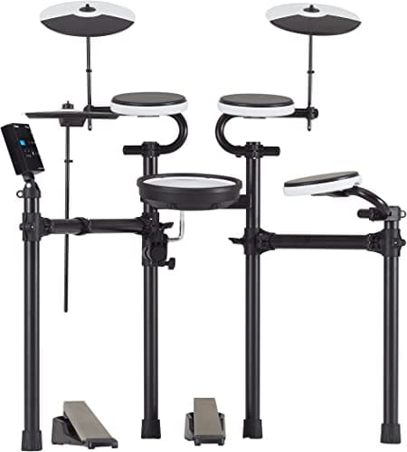 Roland TD-02KV V-Drums | Batteria Elettronica con una Suonabilità Espressiva, Funzionalità di Riduzione del Rumore, Rullante con Pelle Mesh, Ampia Disposizione in Stile Acustico