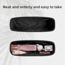 DGAZ Organizador Bolsos de Seda, Organizador Bolsa Interior Ligera para Gucci Marmont 16/22/26/31, Inserto de Bolsa para Bolso (Noir, Marmont 26) - 3