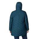 Columbia Women's Heavenly Long Hooded Puffer Jacket, Night Wave, XL - 8
