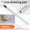 Mokamika Lápices negros para bajo vidriado para cerámica, lápiz de bajo vidriado de precisión para cerámica - 7