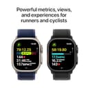 Apple Watch Ultra 2 GPS + Cellular 49mm Smartwatch, Sports Watch with Black with Rugged Titanium Case with Black Ocean Band. Fitness Tracker, Precision GPS, Extra-Long Battery Life - 4