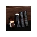 Srndsydak Passend for Tag Heuer Carrera Krokodilleder-Faltschließe Uhrenarmband 19mm 20mm 22mm(Black no buckle,20mm) - 5