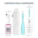 FOREO issa 4 Spazzolino elettrico sonico 4-in-1 ricaricabile con testina extra per 12 mesi, setole morbide, testine sostituibili, pulizia denti, sbiancante denti, pulizia ultra-igienica - 7