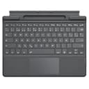 MoKo Teclado Español con Portalápices (No Carga) Solo para Microsoft Surface Pro 11/ Pro 10/ Pro 9/ Pro 8/ Pro X, Solo para conexión Bluetooth, QWERTY Teclado Type Cover Inalámbrico Delgado, Gris - 1