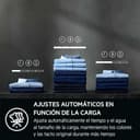 AEG LFR7184N2V, Lavadora de Carga Frontal 8 Kg, 1400 rpm, Libre Instalación, Función Vapor, Lavado Rápido, Cajón Universal, Motor Inverter, Display LCD/LED, Serie 7000, Blanca, Clase A - 8