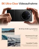 OPPO Find X9 Ultra 5G Unlocked Smartphone, Duale Hasselblad 200MP Kameras, 10x Ultra-Sensing Optical-Zoom, 8K Video, 7050mAh, 144Hz 2K Display, Snapdragon 8 Elite Gen 5, Tundra Umber(mit Enco Clip2) - 4