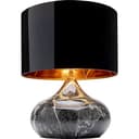 Kare Design Lámpara de Mesa Mamo Deluxe, Gris, Negro, Moderna, Altura 37cm, Luz Decorativa, Decoración para Dormitorio y Sala de Estar, sin Bombilla Incluida - 4