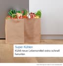 Bosch Freistehende Kühl-Gefrier-Kombination 203 x 60 cm, Serie 4, Total No Frost, VitaFresh XXL für länger frische Lebensmittel, Easy Access Shelf, Perfect Fit, Metall-Optik, KGN392LCG - 5