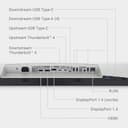 Dell U2724DE UltraSharp Thunderbolt 27" QHD (2560x1440) Monitor, 120Hz, IPS Black, 5ms, 98% DCI-P3, 2x Thunderbolt, 2x USB-C, 2x DisplayPort, HDMI, 4x USB, RJ45, 3 Anni di Garanzia, Argento - 11