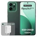 OPPO Reno14 F 5G 8+256GB, AI Android Unlocked Smartphone, 6.57" 120Hz AMOLED Display, 50+32MP AI Camera, 6000mAh Battery, IP69 Water Resistance, Luminous Green (Include 45W SUPERVOOC Charger) - 1
