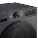 LG F2X7SLIM9B Waschmaschine, Frontlader, 9 kg, Dampffunktion, AI Wash, Inverter Direct Drive, Restzeitanzeige, Schwarz - 2
