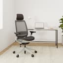 Steelcase Series 2 Ergonomic Office Chair With LiveBack Lumbar Support, 4D Armrests, Adjustable Headrest Nickel/Anthracite; Made in Europe - 2