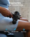RENPHO Massage Gun Deep Tissue with Smart App and Bluetooth,Muscle Massage Gun with 5 Speeds 5 Massager Heads,10mm Amplitude Percussion Massager with Carry Case,for Gym Muscle Relaxation,Great Gifts - 7