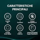 Hisense BI62220AB - Forno Multifunzione, Cavità 61 litri, 7 funzioni, Even Bake, Pulizia Idrolitica AquaClean, 2 manopole Push Pull, Classe A, Colore Nero - 3