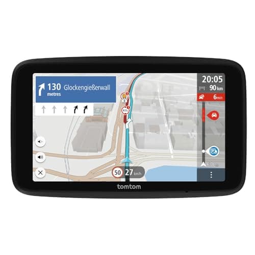 TomTom GO Professional 2nd Generation Truck Sat Nav (6 Inch Large Capacitive Touchscreen with European Maps and Real Time Traffic Information, Specially Designed for Trucks, Vans, Buses and Large