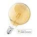 OSRAM SMART+ LED Filament Globe Gold, Bluetooth Lamp with E27 Socket, dimmable, for 50W Light Bulb, warm white - 2