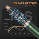 OKWRAP Hairstyler 5 in 1 Hair Styler Set Haarstyler, Airstyler Air Curlers Föhn 5 in 1 Mit Rundbürstenföhn Warmluftbürste Föhn Lockenstab Luft Thermal Brush Für - 8