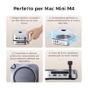 UGREEN USB4.0 Docking Station Compatibile con Mac Mini M4 e M4 Pro con alloggiamento M.2 NVME SSD 40Gbps 10 in 2 Dock USB C HDMI 8K 30Hz 4K 144Hz 5 Porte USB 10Gbps SD TF 4.0 3,5 mm Aux - 10