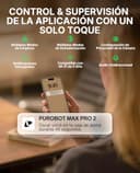 PETKIT PUROBOT MAX Pro 2 Arenero Gatos Autolimpiable, Entrada Mayor, Cámara AI, Arenero Autolimpiable para Gatos, 2,4 G y 5 G WiFi, Seguimiento Sanitario, Eliminación de Olores, 76L, para Varios Gato - 5