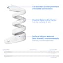 Flexibler Twist-Clip-Halter für Nanit Pro Smart Baby Monitor,Flexible Twist-Monitorhalterung für Nanit Pro Smart Babyphone,kein Bohren Erforderlich - 5