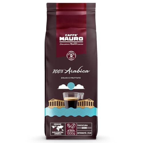 Caffè Mauro Torrefazione - Miscela 100% Arabica - Intensità 5/10 - Caffè in grani confezione 1 Kg