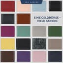 VON HEESEN Leder Geldbörse Herren mit RFID Schutz I Echtleder Geldbeutel für Männer I Münzbörse Portemonnaie Brieftasche Wallet Portmonee (Schwarz) - 8