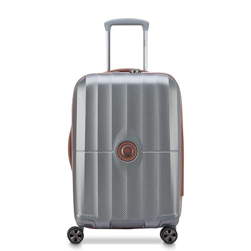 DELSEY PARIS St. Tropez Hardside - Valigia espandibile con ruote girevoli, platino, 3-Piece Set (21/24/28), St. Tropez Hardside Valigia Espandibile Con Ruote Spinner