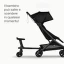 Bugaboo Pedana con Ruote Comfort+ con Sedile Rimovibile – Pedana da passeggio per bambini piccoli con opzione da seduto o in piedi, compatibile con tutti i passeggini Bugaboo - 5