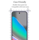 Afikyutu Protector de Pantalla Privacidad para Google Pixel 10, 2 Piezas Antiespía Cristal Templado + 2 Piezas Protector de Lente Cámara, Anti-Arañazos, Fácil de Instalar, 9H Dureza - 4