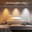 Nanoleaf Downlight LED Techo Empotrable WiFi, Inteligente Regulable Multicolor 550LM 1200K-6500K, Corte 75–85 mm,Smart Foco Empotrable Compatible con Alexa y Google - 4