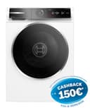 Bosch WGB24402IT Serie 8 Lavatrice smart a carica frontale, 9 kg, 1400 giri, Efficienza energetica A -50%, motore inverter con 10 anni di garanzia, riduce le pieghe, Bianco, 60 Cm - 2