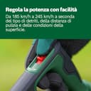Bosch Soffiatore da giardino a batteria UniversalLeafBlower 18V-130 (per pulizie rapide e agevoli all'esterno; 18 Volt System; senza batteria) - 4