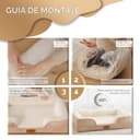 VEEL VEEL PET Premium Cama para Perro Mediano anatómica con Espuma Memory Foam viscoelástica certificada ortopedica | Dog Bed Cama Perro Lavable Desenfundable Antiestres | Funda Impermeable (Medium) - 8