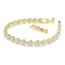 Swarovski Braccialetto Una Angelic, Taglio Round, Bianco, Placcato color oro - 2