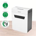 Leitz IQ 80940000 4M Premium - Document Shredder Micro Security Cut P5, Capacity 4 Sheets, 14 Litre Bin, White - 2