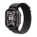 Apple Watch Ultra 3 GPS + Cellular 49mm Premium Running and Multisport Smartwatch with Rugged Black Titanium Case with Black Alpine Loop - Medium. Advanced Health and Fitness Tracking - 1