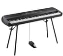 Korg - SP-280BK Weighted Hammer Action 88-Key Digital Piano with Stand - Black - 1