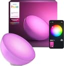 Philips Hue White & Color Ambiance Go Tischleuchte (530 lm), dimmbare LED Leuchte für das Hue Lichtsystem mit 16 Mio. Farben, smarte Lichtsteuerung über Sprache oder App, weiß - 1