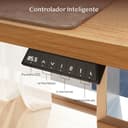 FLEXISPOT Escritorio Elevable Eléctrico Mesa Escritorio con Tablero140x60cm, Standing Desk, Mesa Elevable con 2 Ganchos, Portavasos y Organizador de Cables, 4 Botones de Memoria, para Oficina & Hogar - 4