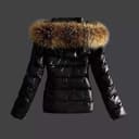 Generisch Damen Winter Daunenjacke Mode lässig mit Pelzkragen Kapuzen Outdoor Winddicht wasserdicht glänzend Daunenjacke - 4