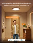 Govee RGBIC LED Plafoniera, Plafoniera Intelligente da 30 cm, 2400LM 2200-6500K Lampada da Soffitto con 16 Milioni di Colori Fai Da te, Lampadario per Camera da Letto, Soggiorno, Corridoio, Cucina - 4