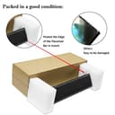 GFTIME 44.5CM Flavorizer Bar for Weber Genesis E/S-310 320 330 with Front Burner Knobs, DOESN'T fit Genesis II E/S-310 340, Porcelain Steel Heat Plate Spare Parts for Weber 7621 7620, 5 Pack - 7