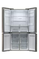 Haier Cube 90 Serie 5 Frigorifero Multidoor 4 Porte 643 L, Total No Frost, Air Surround, T-ABT Antibatterico, Inverter, Display Touch, Classe E, 190.5x74.8x90.8 cm, Inox, HCR5919ENMM - 2