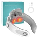 Electric Neck Massager with Heat, Neck Massager for Neck Pain Shoulder, 4 Head Cervical Spine Massage with 6 Mode & 9 Intensity Levels, USB Charging Nerve Massager for Women/Men/Mom/Dad Gifts - 1