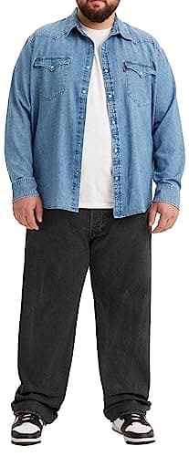 Levi's Herren 501® Original Fit Big & Tall Jeans, Crash Courses, 42W / 34L