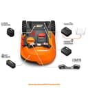 WORX Landroid Robot Mower WR147E.1 Lawn Mower up to 1000m²,Wireless Connected, Easy Installation, Mows in the Rain, Autonomous, Remote Control, Intelligent Mowing, Edge Cutting, 30-60mm Cutting Height - 8
